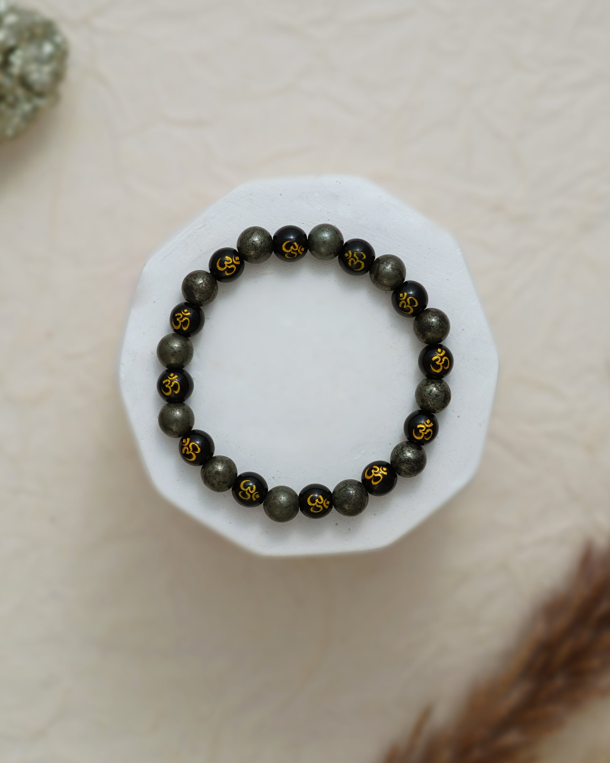 Om Pyrite Success Bracelet