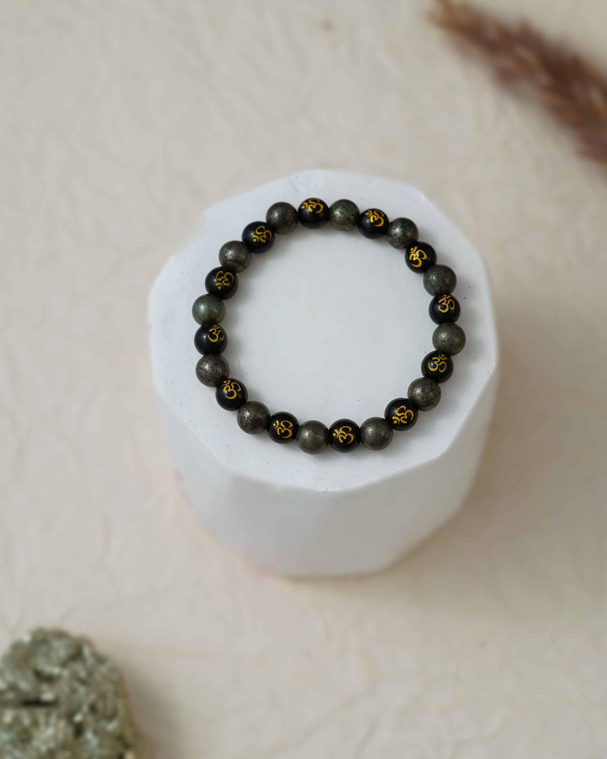 Om Pyrite Success Bracelet